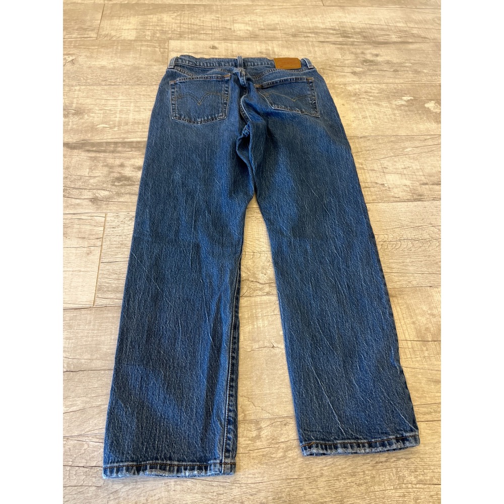 Levi 501 Women Blue Denim Jeans Button Fly Classic Fit Size 29 - Picture 9 of 11